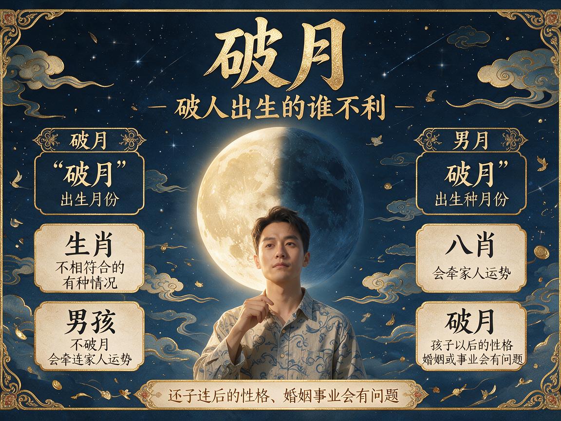 男人破月对谁不利 破月出生的男孩好吗