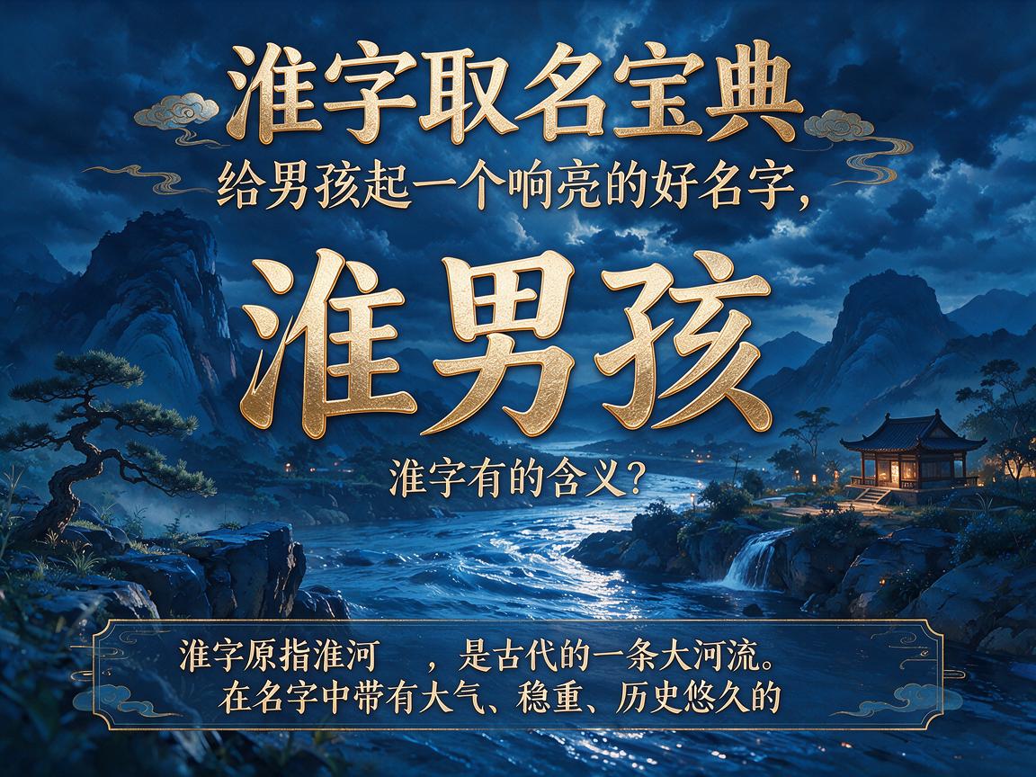 淮上取名字  带淮字的男孩名字