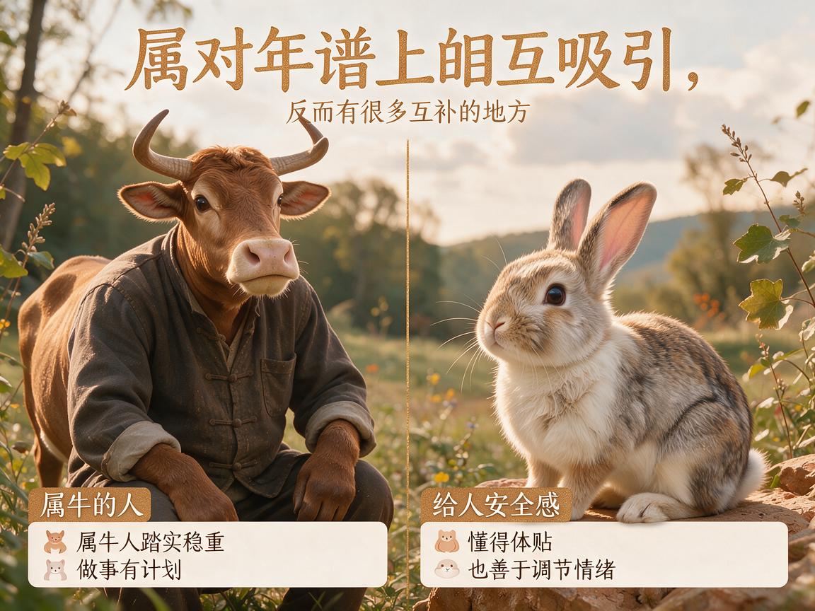 牛跟兔相配吗 这是一对年谱上的相互吸引