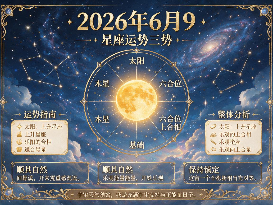 每少2026年6月9日星座运势