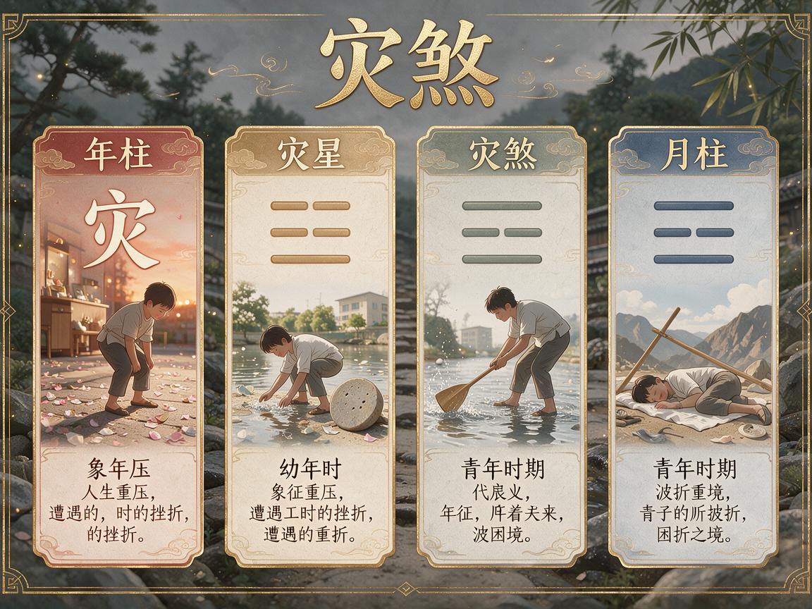 灾煞在各柱的意思 灾煞在四柱的不同意义