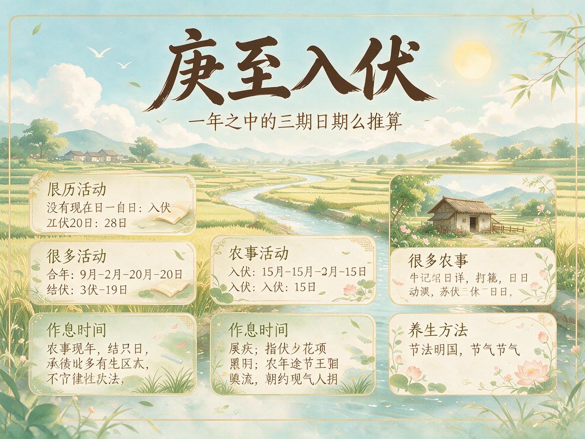 夏至三庚便数伏是什么意思 一庚多少天