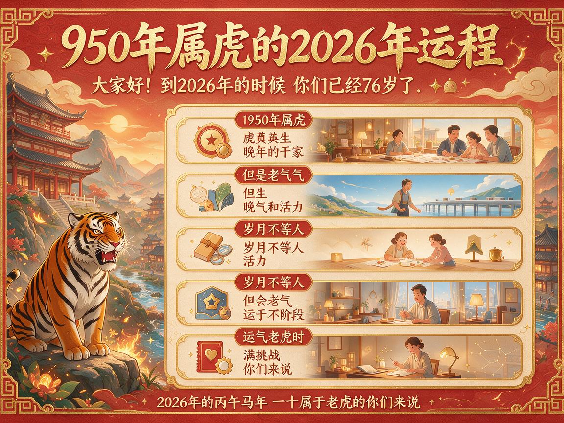 1950年属虎的2026年运程