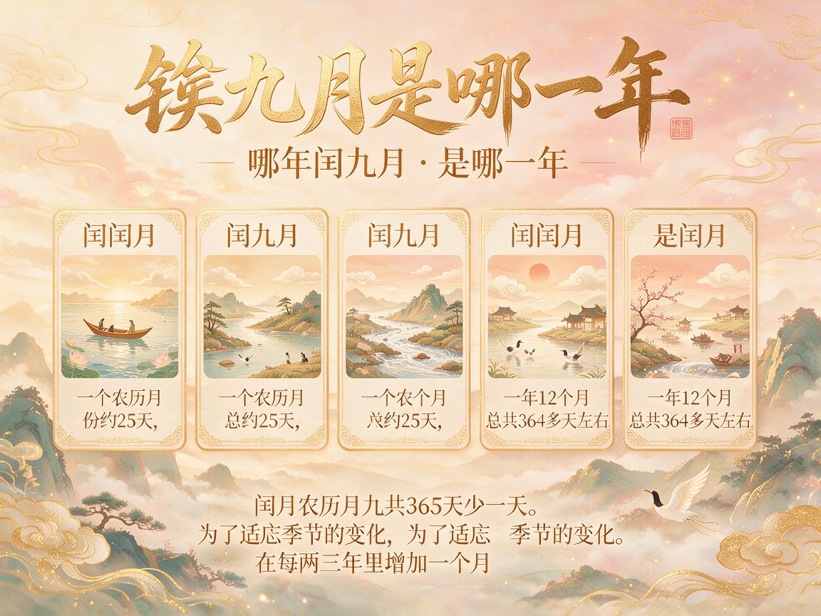 闰九月是哪一年 哪年有闰九月