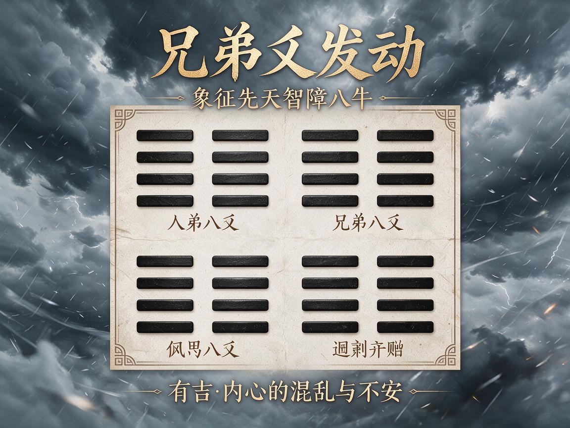 兄弟爻发动 先天智障的八字