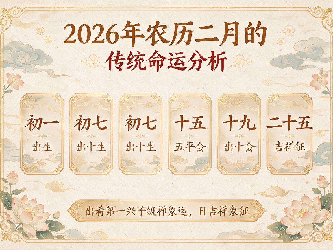 2026年农历二月哪天出生好