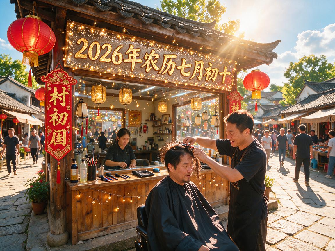 2026年农历七月初十日适合剪头发吗