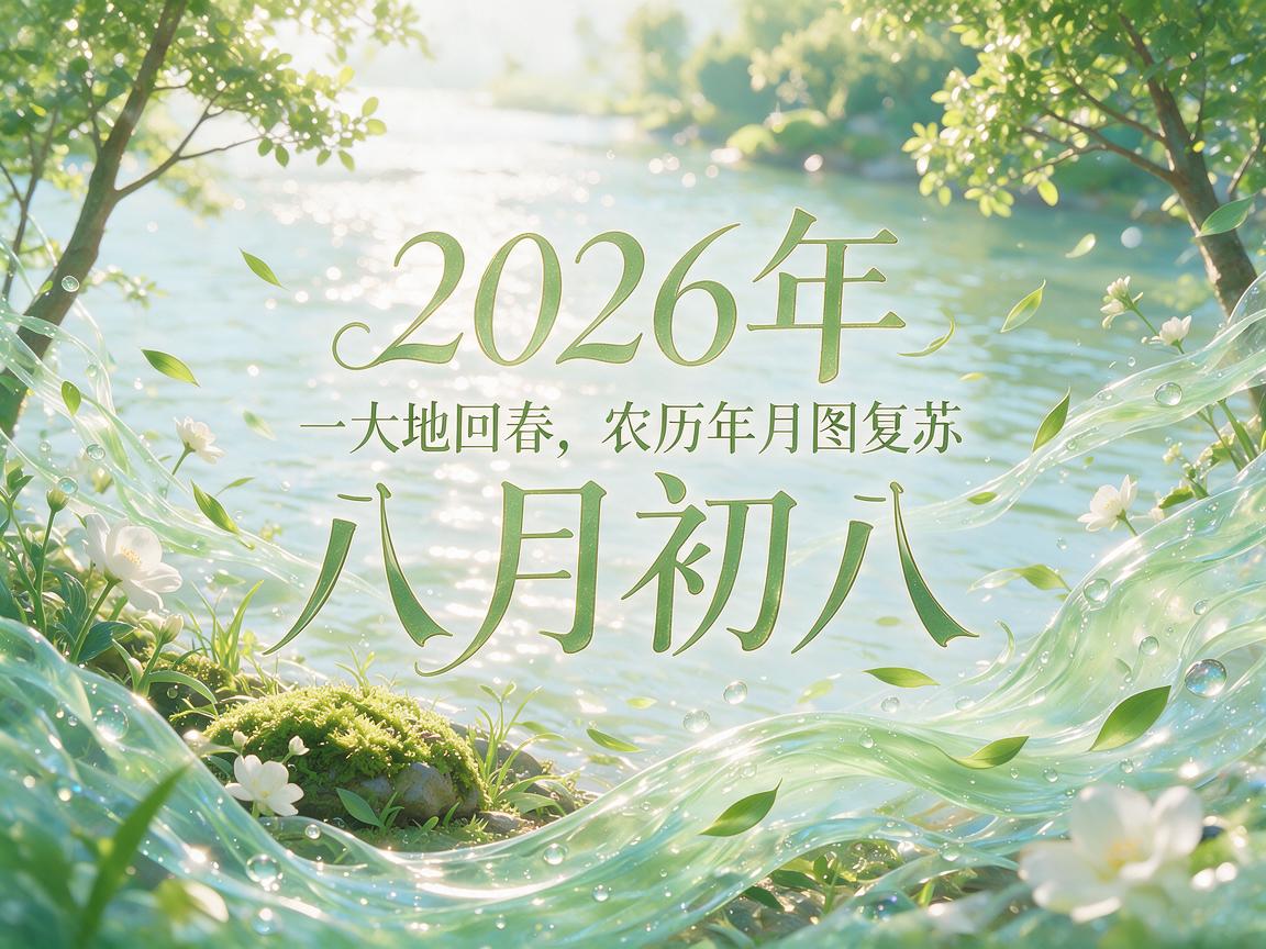 2026癸卯年农历八月初八日五行解析！