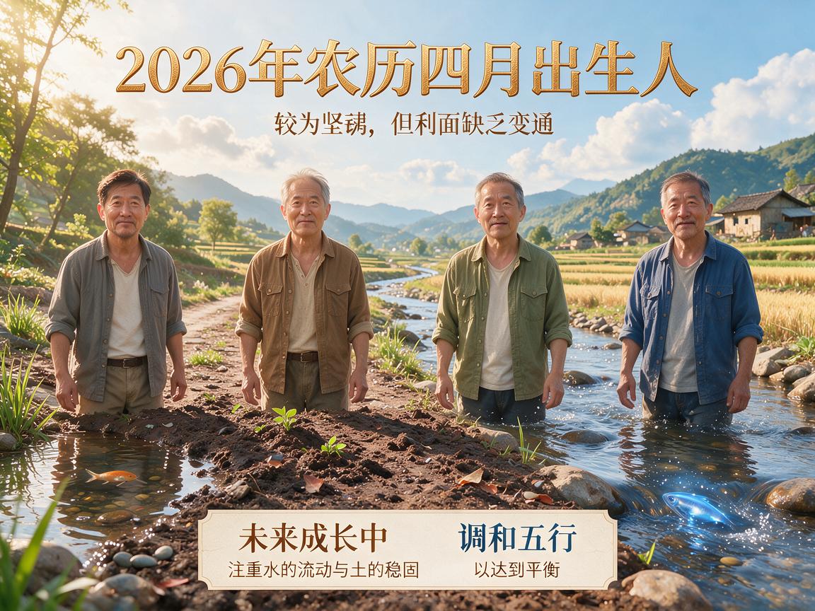 2026年农历四月出生的人五行缺什么