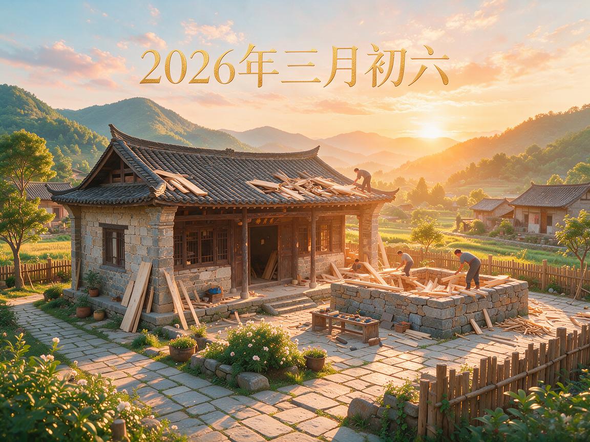 2026年三月初六适合装修吗
